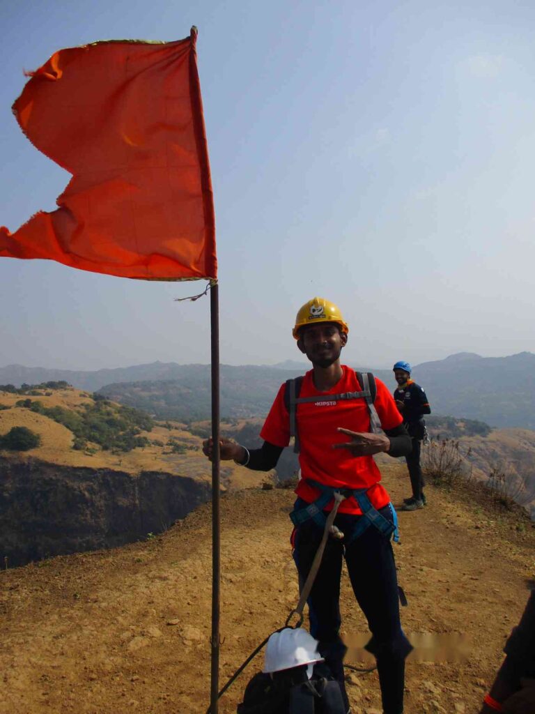 Reaching the Top of Lingana Fort