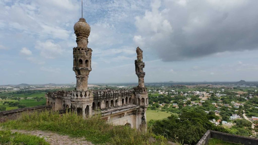 Top View of Elgandal Fort Karimnagar